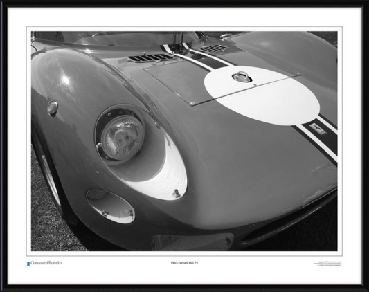 1965 Ferrari 365 P2 / CPA411B / Black and White