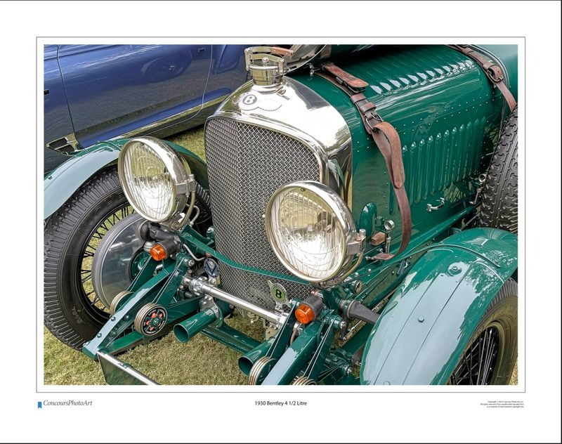 1930 Bentley 4 1/2 Litre / CPA113A / Color Print