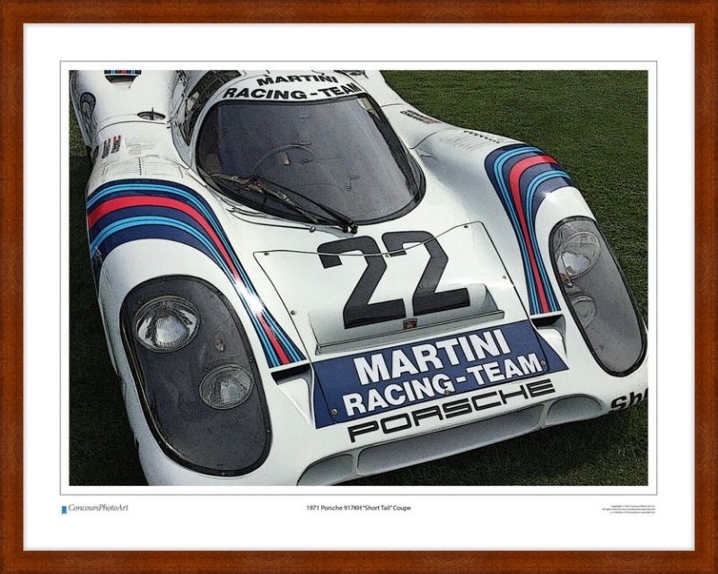 1971 Porsche 917KH "Short Tail" Coupe / CPA409C / Stylized Image