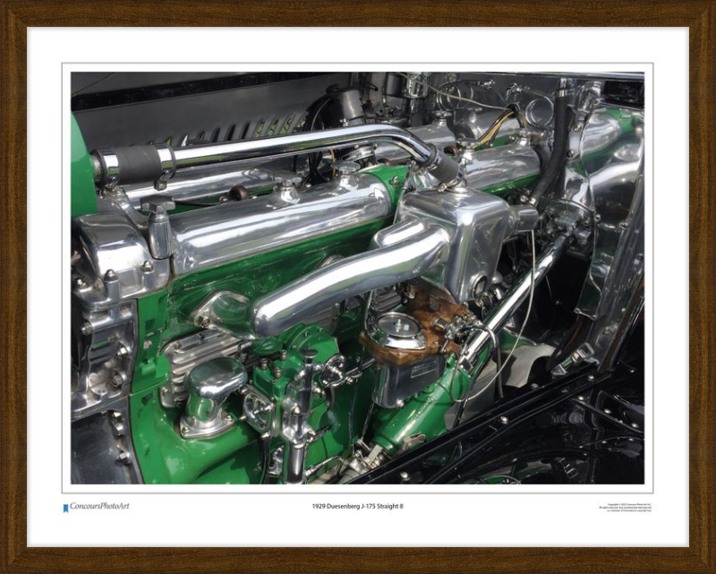 1929 Duesenberg J-175 Straight 8 / CPA703A / Color Print