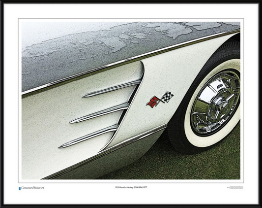 1959 Chevrolet Corvette / CPA320C / Stylized Print