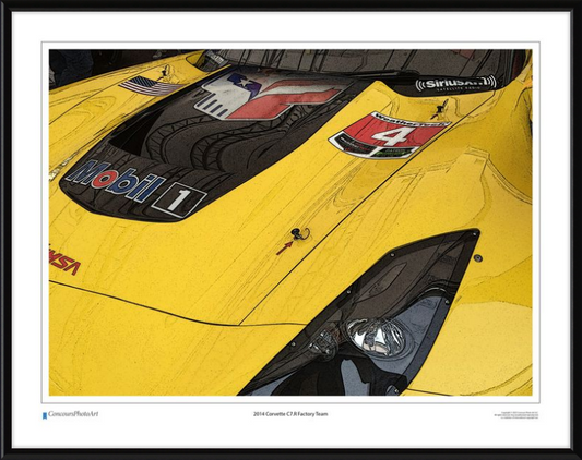 2014 Corvette C7.R Factory Team / CPA403C / Stylized Image