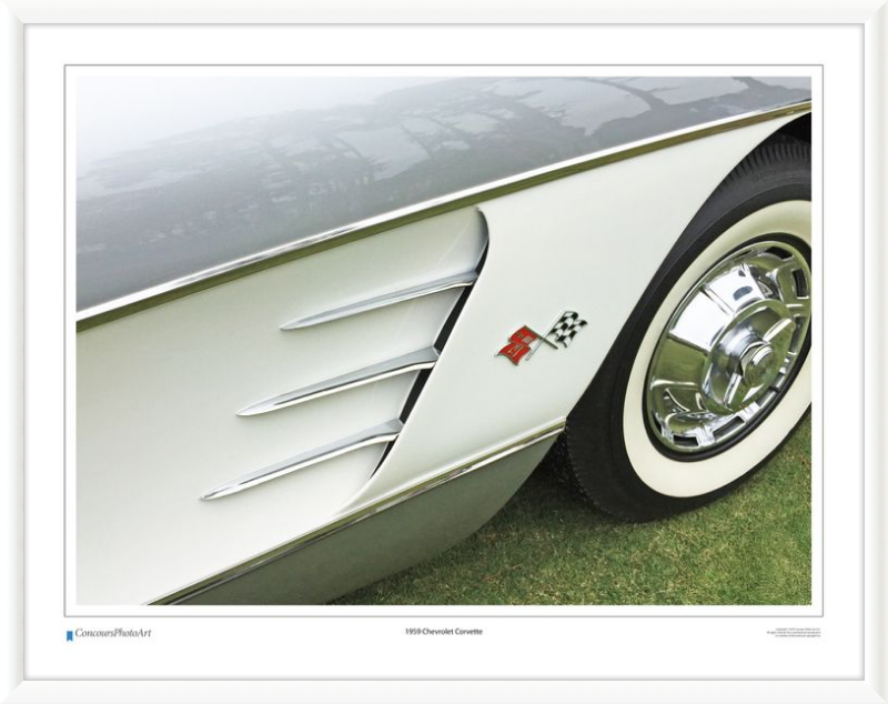 1959 Chevrolet Corvette / CPA320A / Color Print