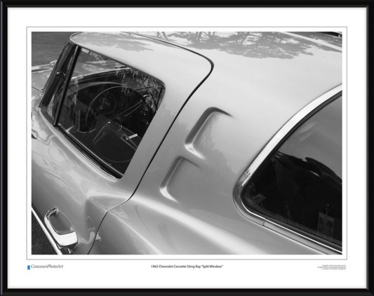 1963 Chevrolet Corvette Sting Ray "Split Window" / CPA301B / Black and White