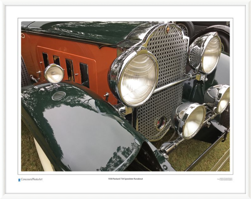 1930 Packard 734 Speedster Runabout / CPA318A / Color Print