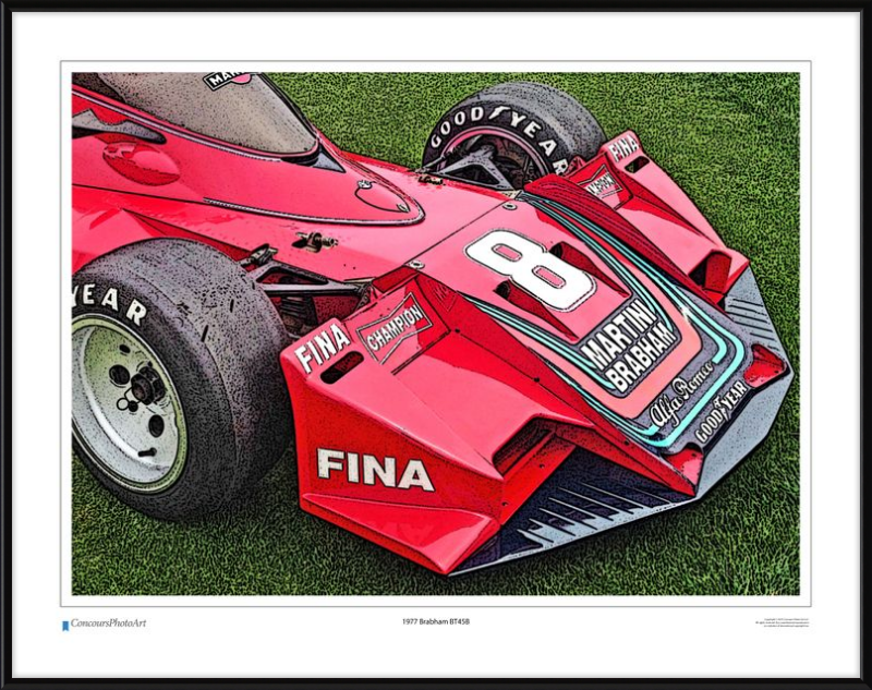 1977 Brabham BT45B / CPA412C / Stylized Print