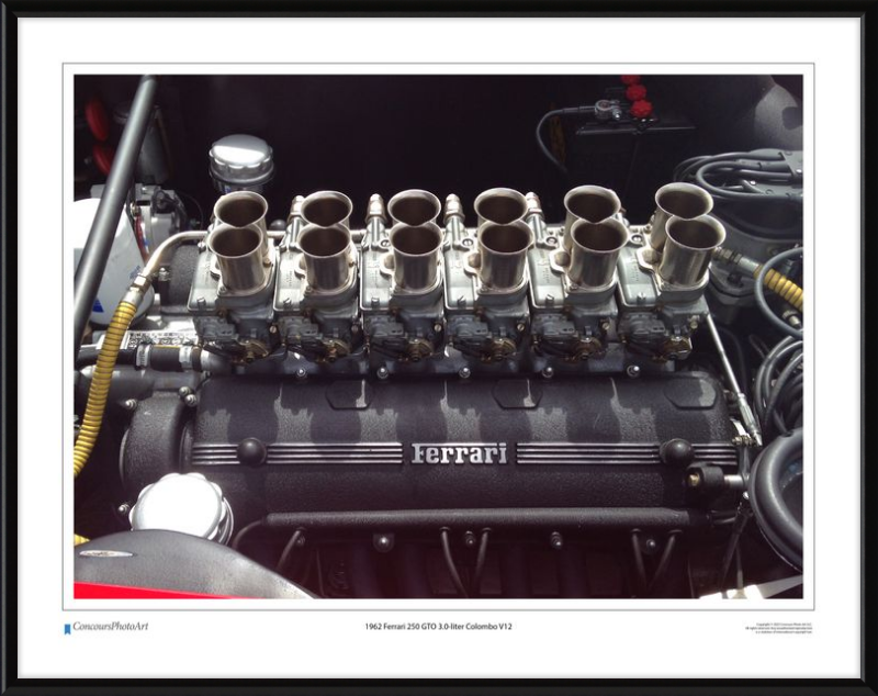 1962 Ferrari 250 GTO 3.0-liter Colombo V12 / CPA705A / Color Image