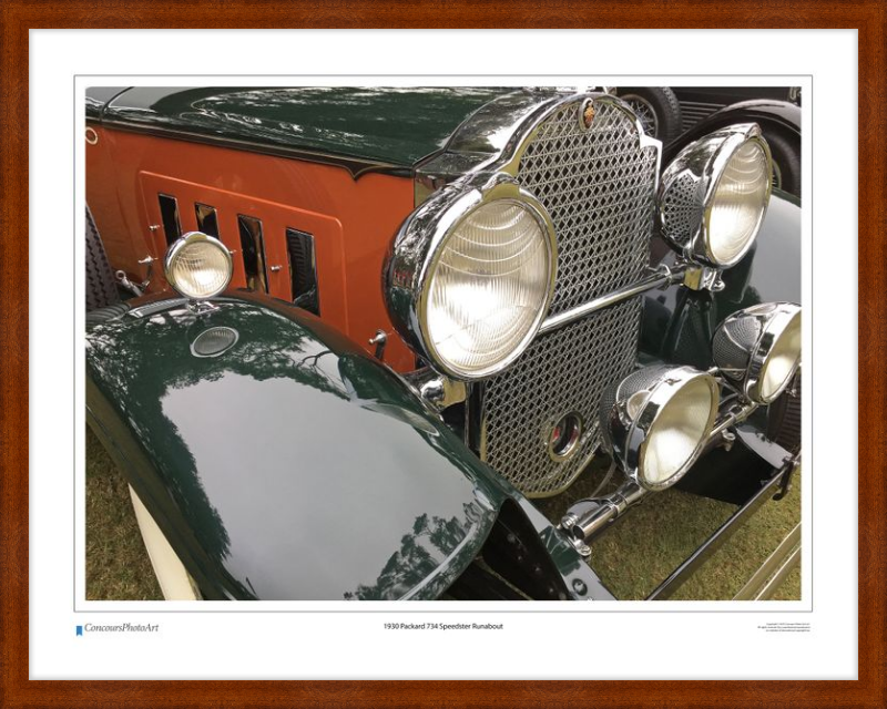 1930 Packard 734 Speedster Runabout / CPA318A / Color Print
