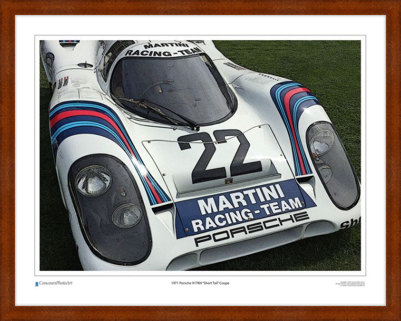 1971 Porsche 917KH "Short Tail" Coupe / CPA409C / Stylized Image
