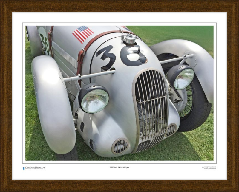 1935 MG PA/PB Midget / CPA410A / Color Print