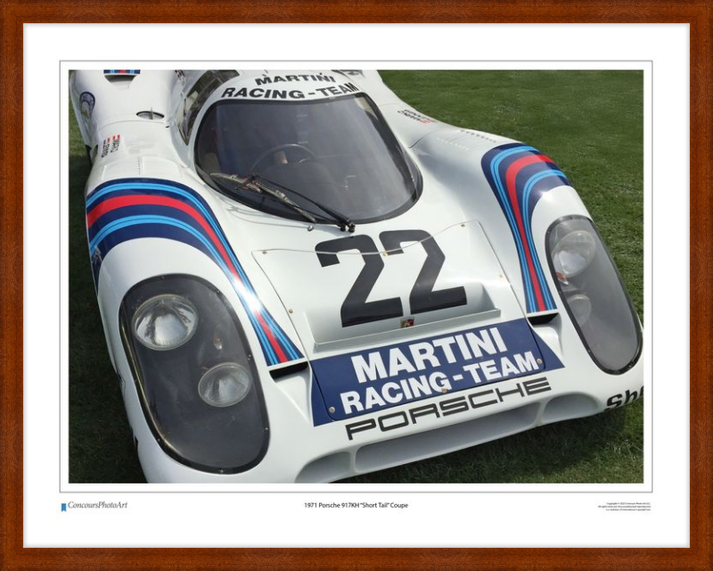1971 Porsche 917KH "Short Tail" Coupe / CPA409A / Color Image