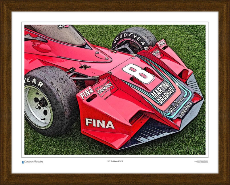 1977 Brabham BT45B / CPA412C / Stylized Print