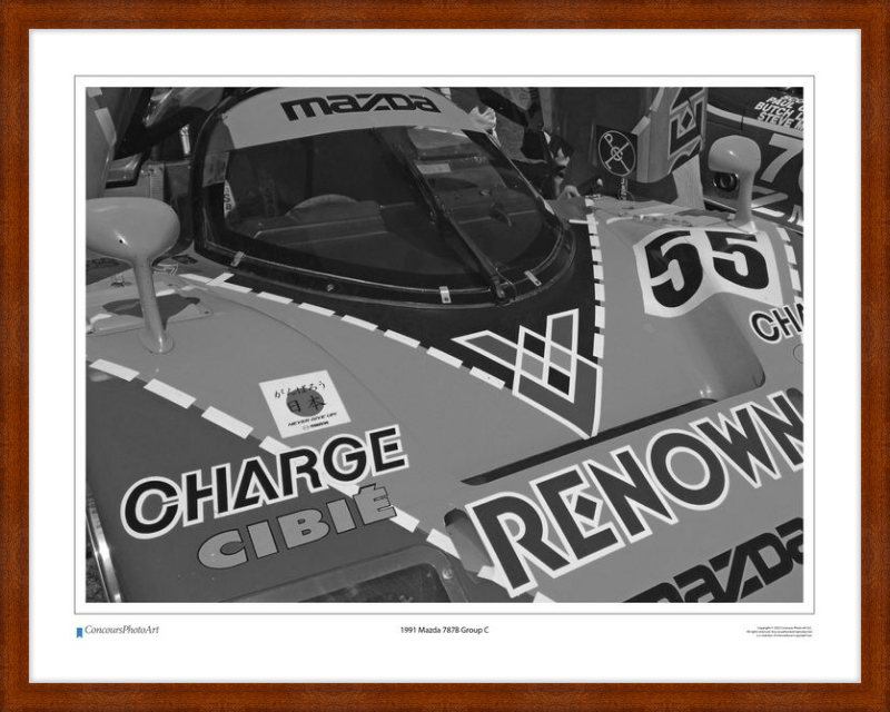 1991 Mazda 787B Group C / CPA404B / Black and White