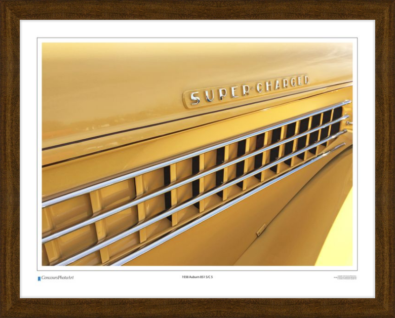 1938 Auburn 851 S/C 5 / CPA322A / Color Print