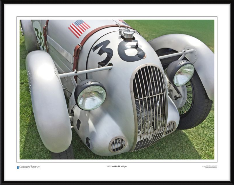 1935 MG PA/PB Midget / CPA410A / Color Print