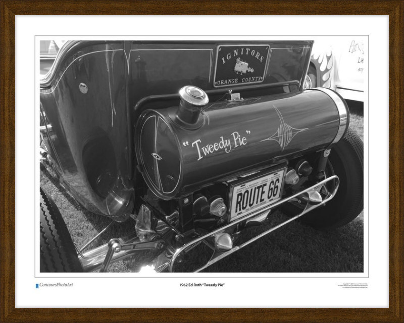 1962 Ed Roth "Tweedy Pie" / CPA512B / Black and White