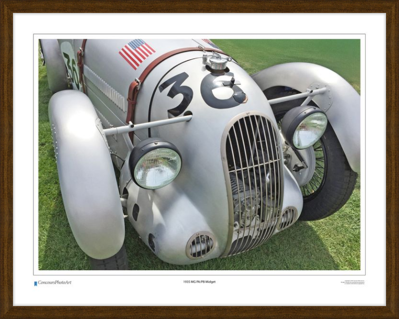 1935 MG PA/PB Midget / CPA410A / Color Print