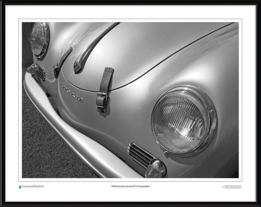 1958 Porsche Carrera GT GS Speedster / CPA203B / Black and White