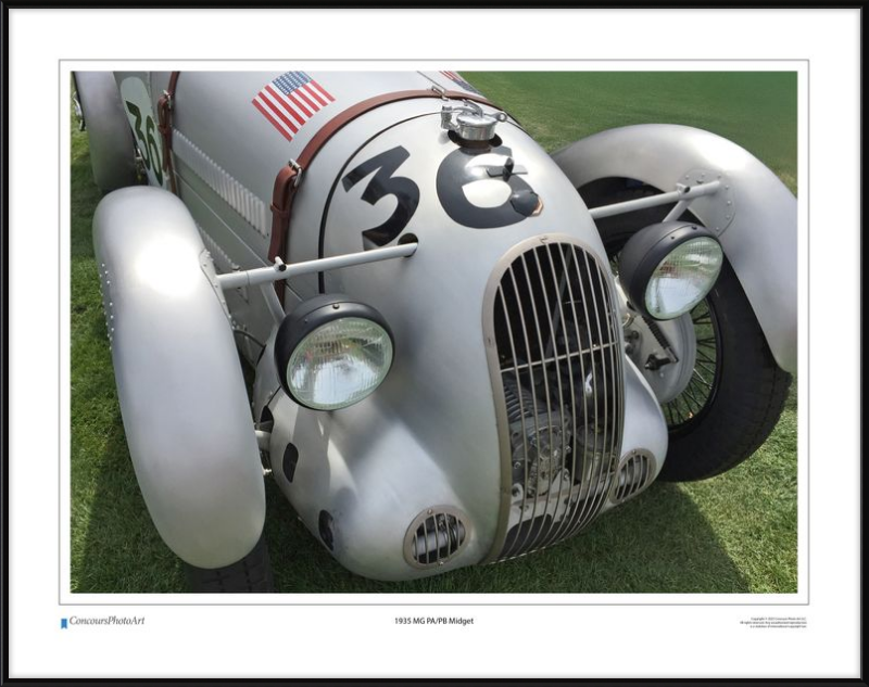 1935 MG PA/PB Midget / CPA410A / Color Image
