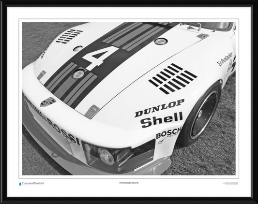 1976 Porsche 935/76 / CPA414B / B&W Print