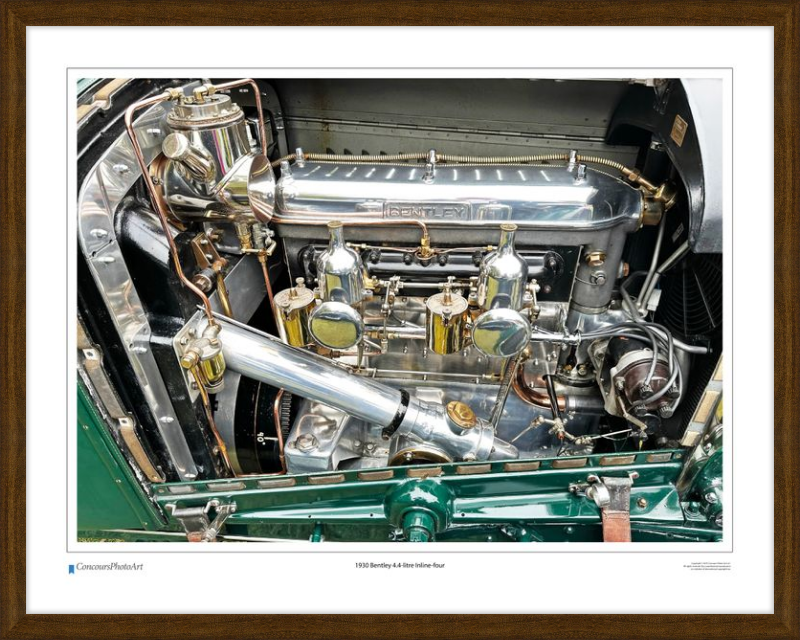 1930 Bentley 4.4-litre Inline-four / CPA713A / Color Print