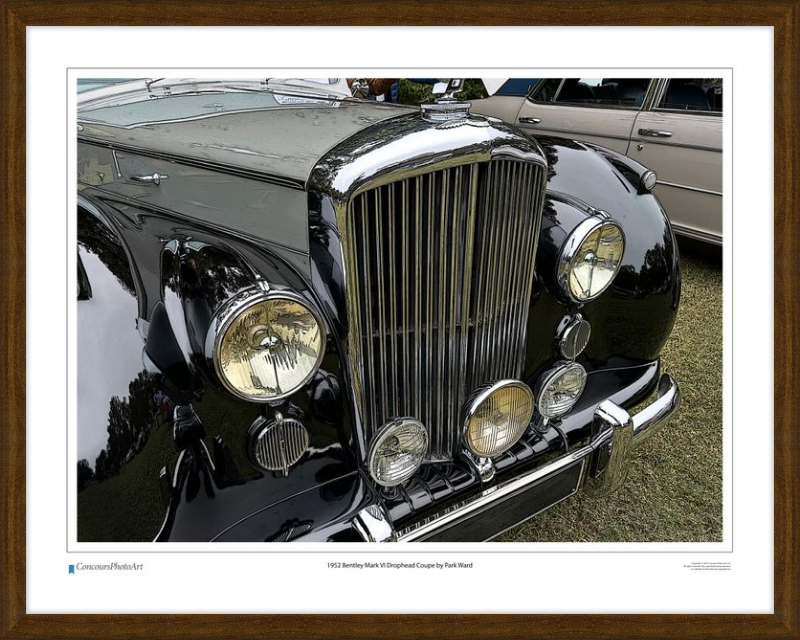 1952 Bentley Mark VI Drophead Coupe by Park Ward / CPA114C / Stylized Print