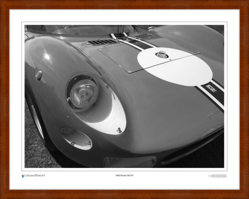1965 Ferrari 365 P2 / CPA411B / Black and White