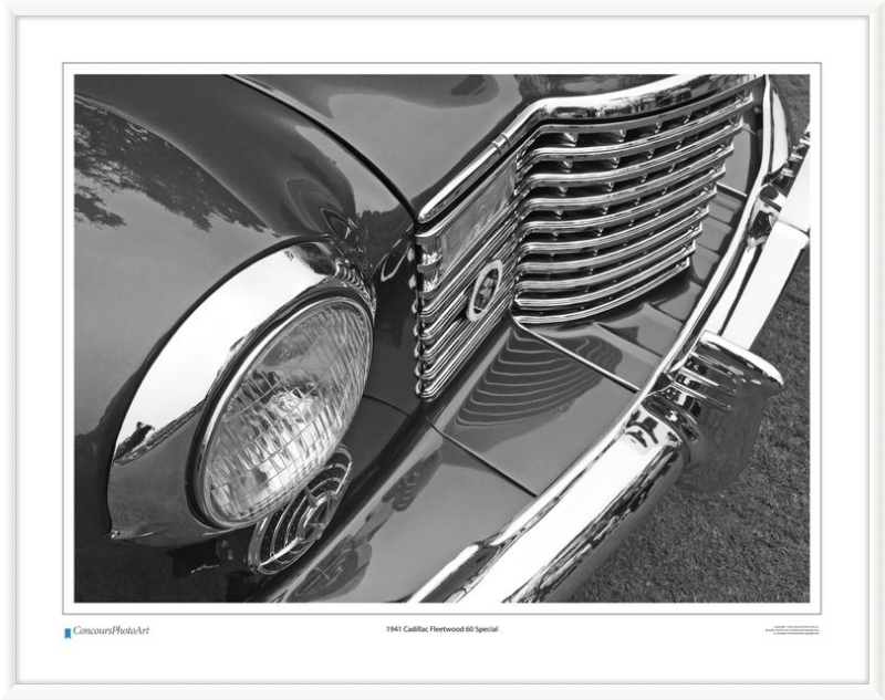 1941 Cadillac Fleetwood 60 Special / CPA321B / B&W Print