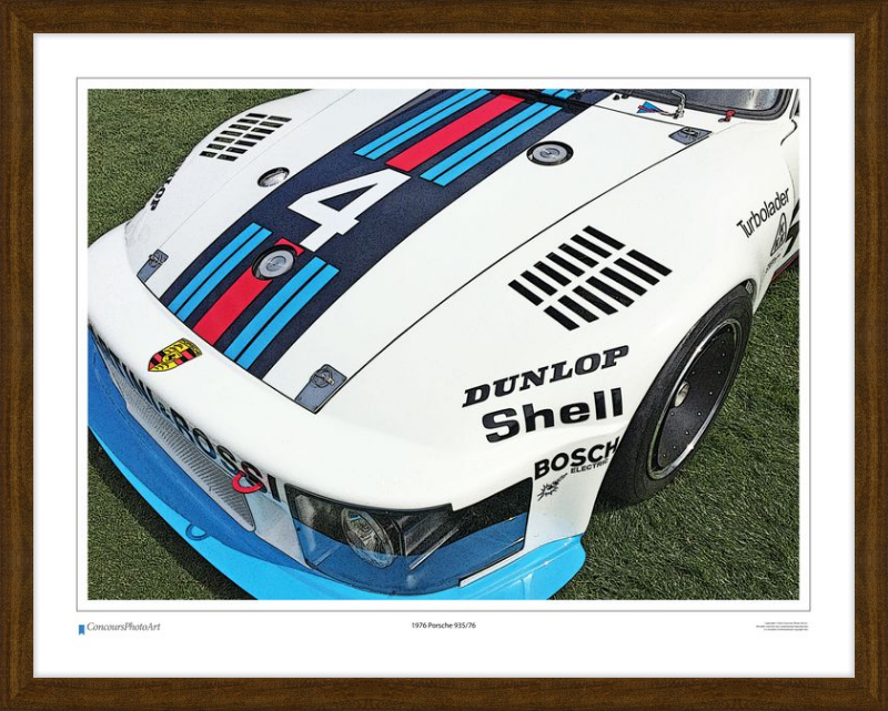 1976 Porsche 935/76 / CPA414C / Stylized Print