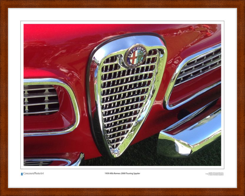 1959 Alfa Romeo 2000 Touring Spyder / CPA209A / Color Image