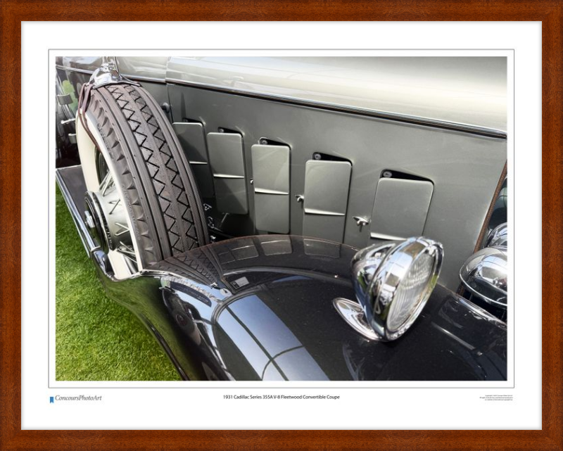 1931 Cadillac Series 355A V-8 Fleetwood Convertible Coupe / CPA323A / Color Print