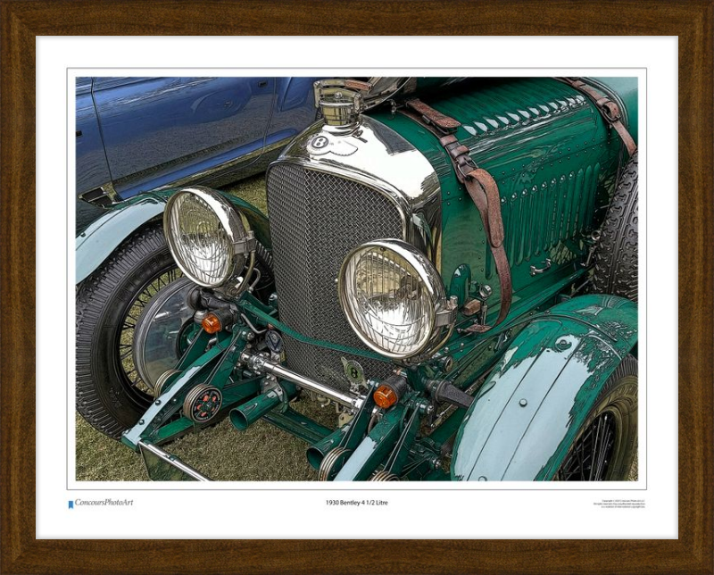 1930 Bentley 4 1/2 Litre / CPA113C / Stylized Print