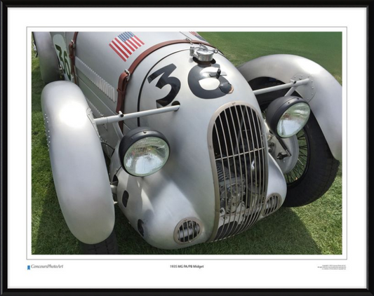 1935 MG PA/PB Midget / CPA410A / Color Image