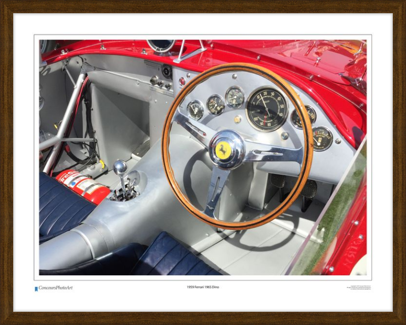 1959 Ferrari 196S Dino / CPA604A / Color Print