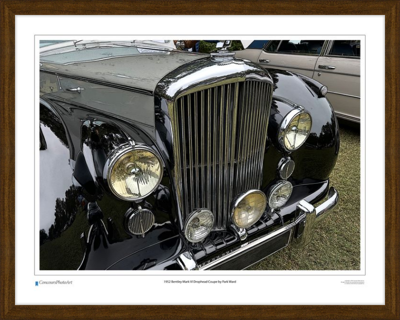 1952 Bentley Mark VI Drophead Coupe by Park Ward / CPA114C / Stylized Print