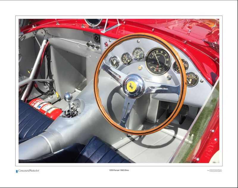 1959 Ferrari 196S Dino / CPA604A / Color Print