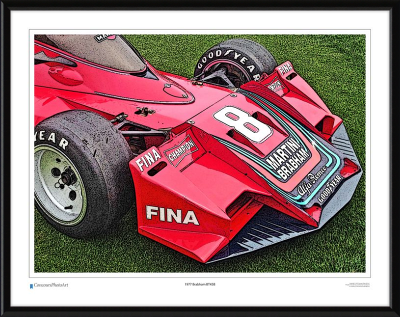 1977 Brabham BT45B / CPA412C / Stylized Print