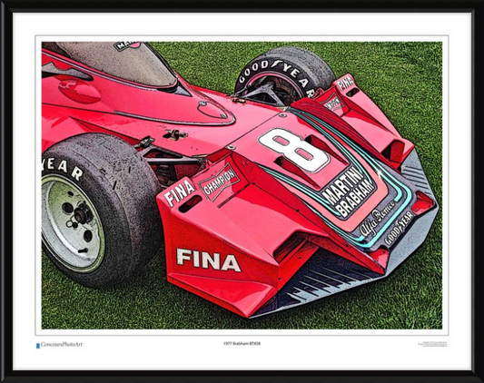 1977 Brabham BT45B / CPA412C / Stylized Print