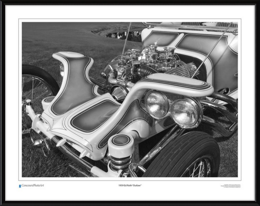 1959 Ed Roth "Outlaw" / CPA509B / Black and White