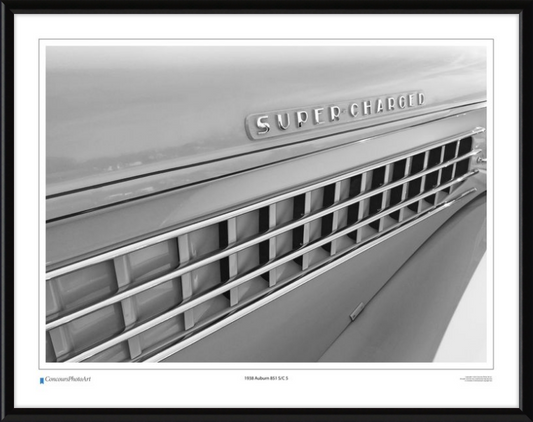 1938 Auburn 851 S/C 5 / CPA322B / B&W Print