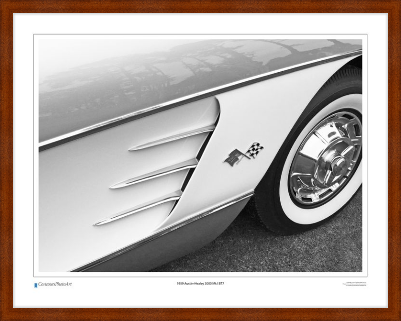 1959 Chevrolet Corvette / CPA320B / B&W Print