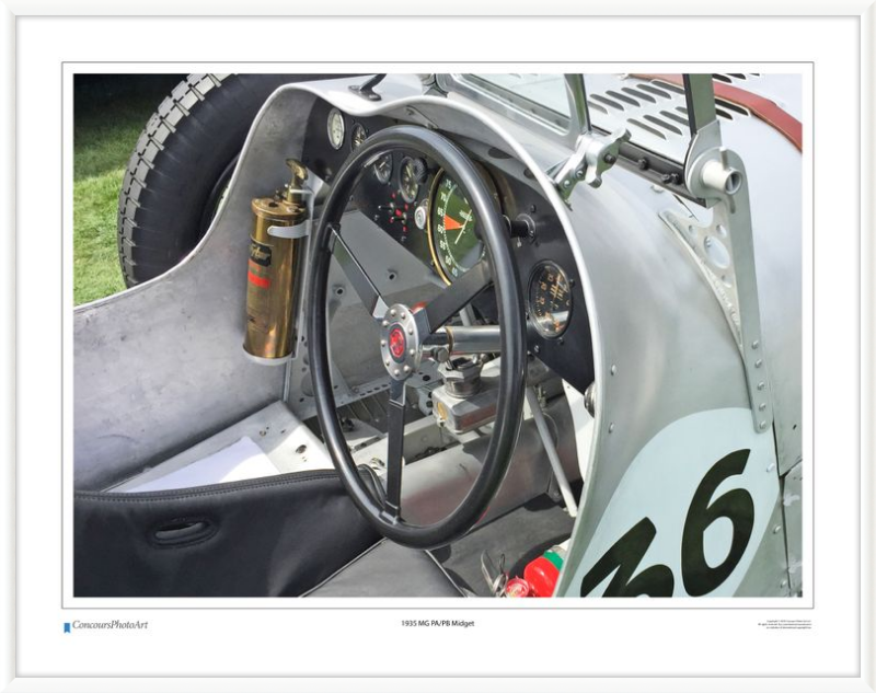 1935 MG PA/PB Midget / CPA607A / Color Print