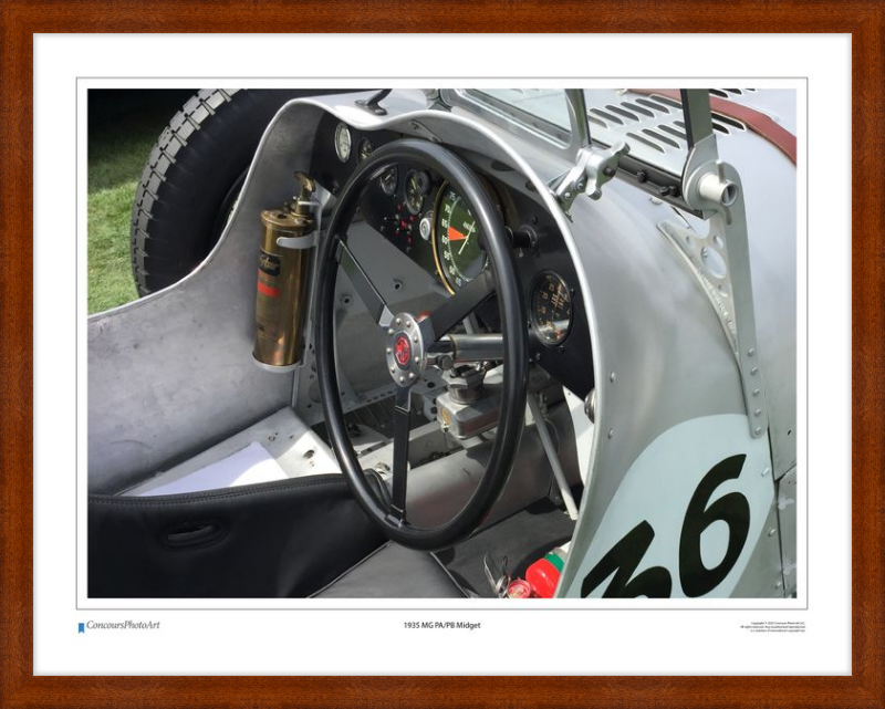 1935 MG PA/PB Midget / CPA607A / Color Image