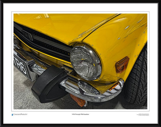 1976 Triumph TR6 Roadster / CPA109C / Stylized Image