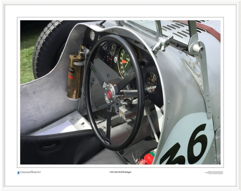 1935 MG PA/PB Midget / CPA607A / Color Image