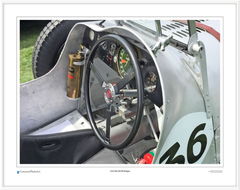 1935 MG PA/PB Midget / CPA607A / Color Print
