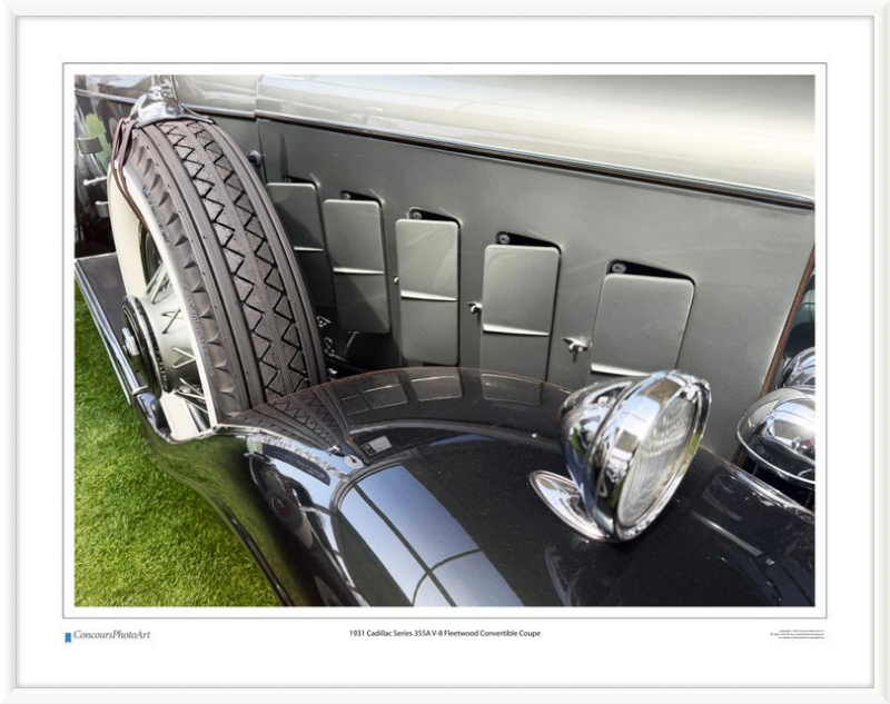 1931 Cadillac Series 355A V-8 Fleetwood Convertible Coupe / CPA323A / Color Print
