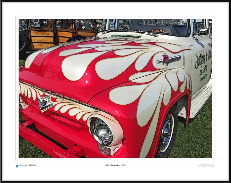 1956 Ed Roth Ford F100 / CPA504C / Stylized Image
