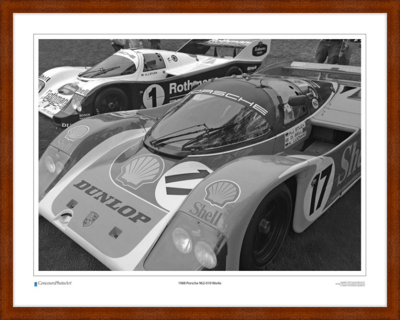 1988 Porsche 962-010 Works / CPA402B / Black and White