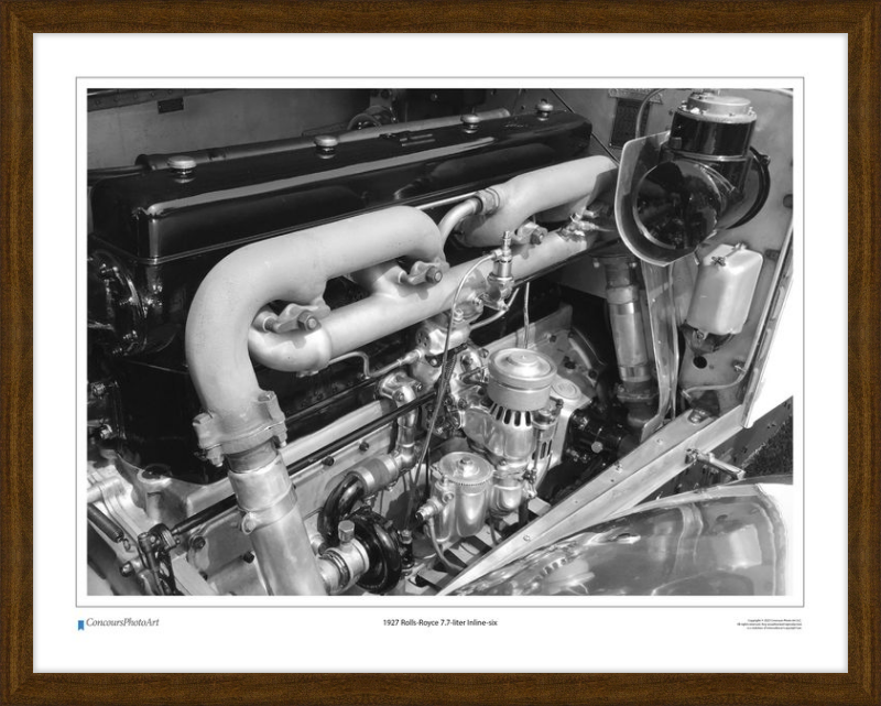 1927 Rolls-Royce 7.7-liter Inline-six / CPA702B / Black and White